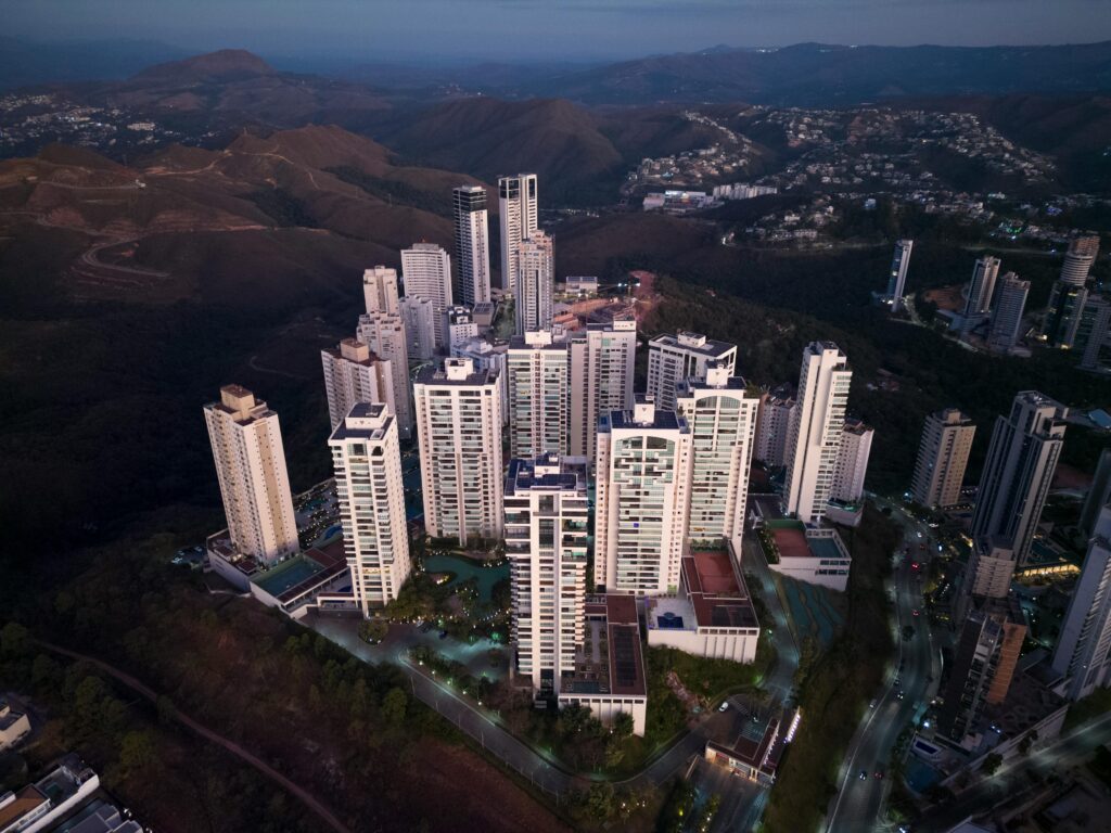Appartementencomplex als voorbeeld van residentieel vastgoed in een REIT